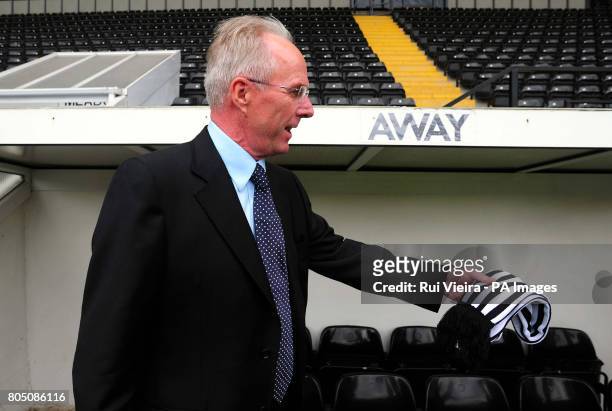 Sven Goran Eriksson appointed director of football at Notts County during the press conference at Meadow Lane, Nottingham.