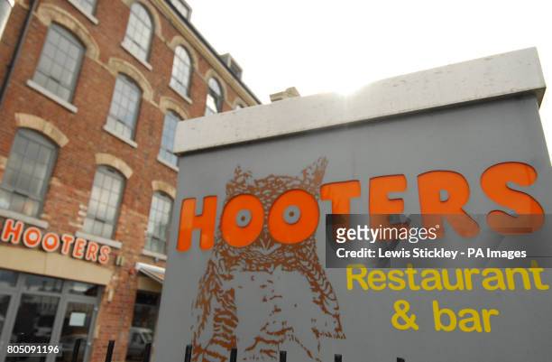 General view of Hooters Bar and Restaurant in Nottingham