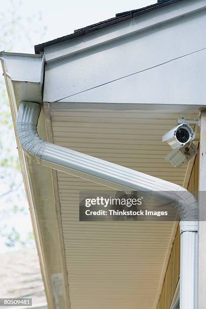 gutter detail - drain camera stock pictures, royalty-free photos & images