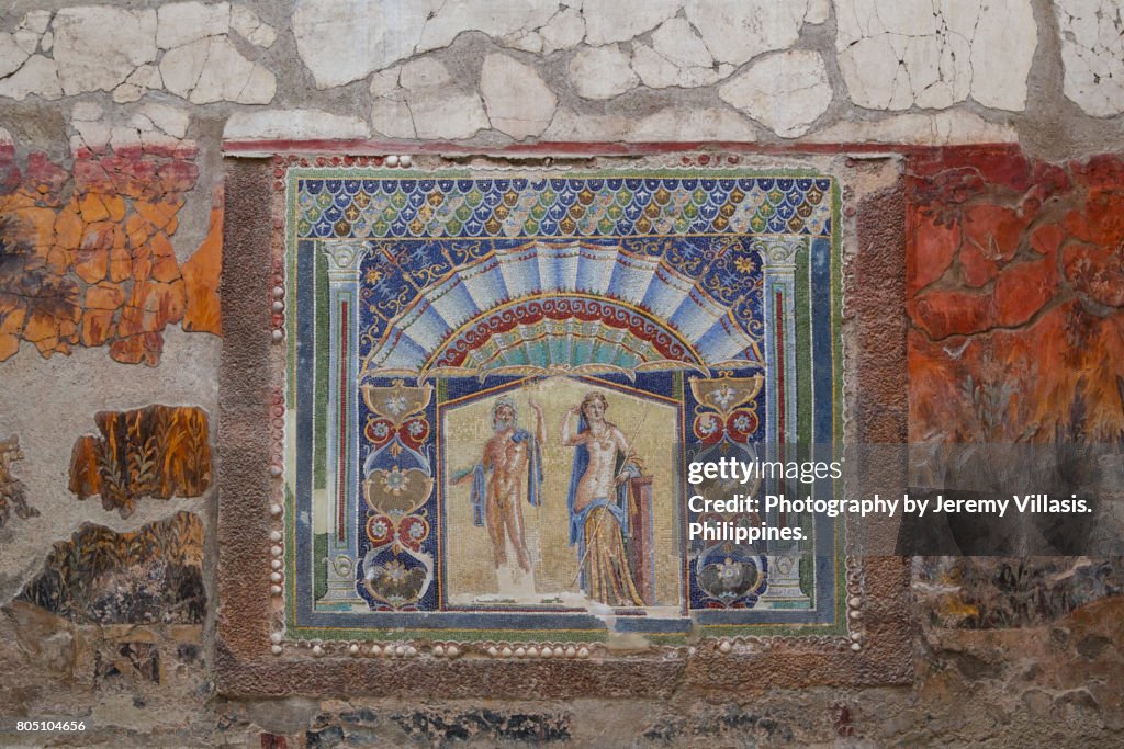 House of Neptune and Amphitrite, Ercolano, Herculaneum, Italy