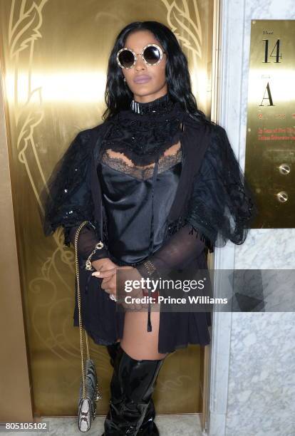 Joseline Hernandez Seen at the ST. Regis Hotel on May 25, 2017 in New York City.
