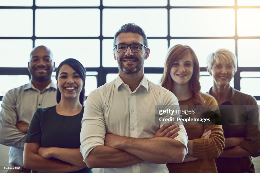 Nothing says success like a smiling team