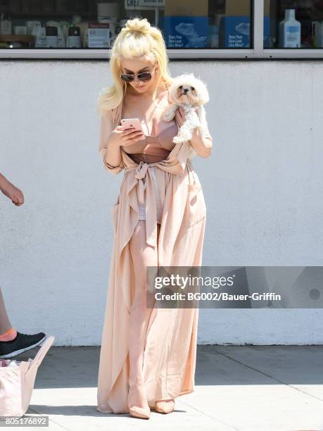 Courtney Stodden is seen on June 30, 2017 in Los Angeles, California.