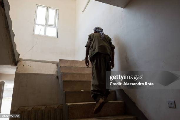 Jul 2015 - Frontline South of Kirkuk, Iraq. A PKK unit 2km away from IS. The city of Kirkuk has been annexed to Iraqi Kurdistan during the offense...