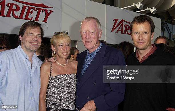 Tom Ortenberg, President of Lion's Gate Films Releasing, Catherine von Sydow, Max von Sydow and Michael Burns