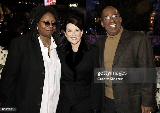 Whoopi Goldberg,Megan Mullally and Al Roker