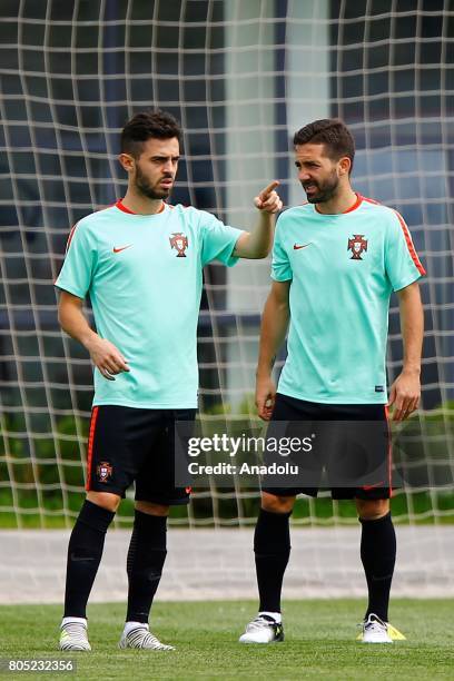 Portugal's player Joo Moutinho attend a training session ahead of FIFA Confederations Cup 2017 in Moscow, Russia on July 01, 2017. Portugal take on...