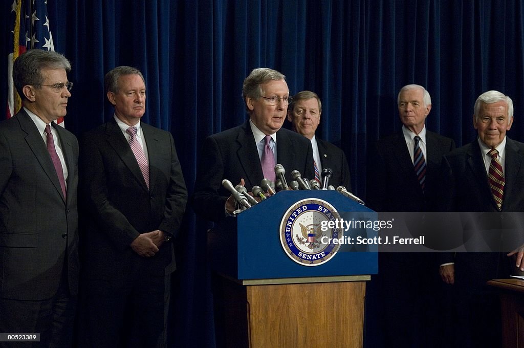 GOP Senators Deliver Earmark Proposal