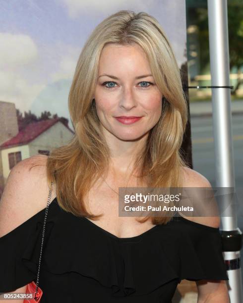 Actress Jessica Morris attends the Academy Of United States Veterans world premiere of "Not A War Story" at Samuel Goldwyn Theater on June 30, 2017...