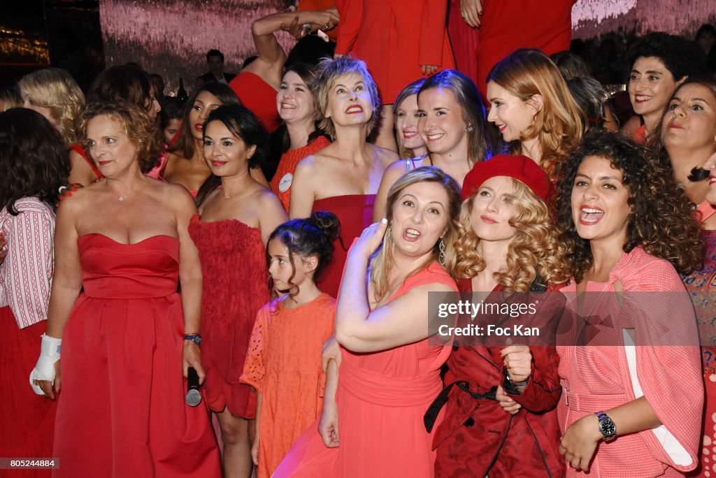 "Red Defile" : Auction Fashion Show Hosted To Benefit Ajila Association at VIP Room In Paris