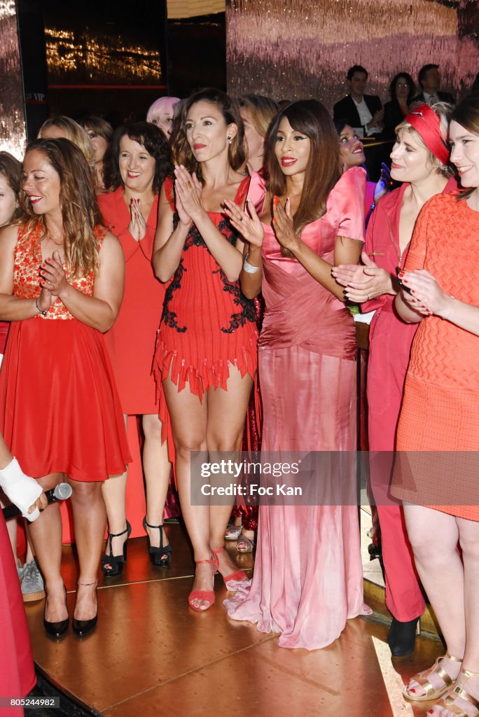 "Red Defile" : Auction Fashion Show Hosted To Benefit Ajila Association at VIP Room In Paris