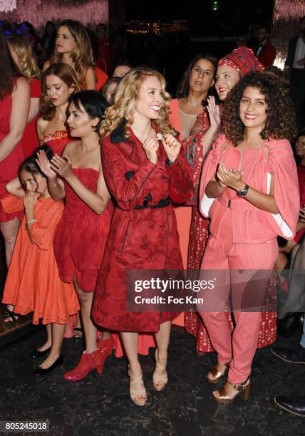 Daughter of Veronique Mounier, Veronique Mounier, Margaux de Frouville, Saida Jawad, Cyrielle Hariel, Lisa Lovatt Smith and Anne Valerie Payet attend...