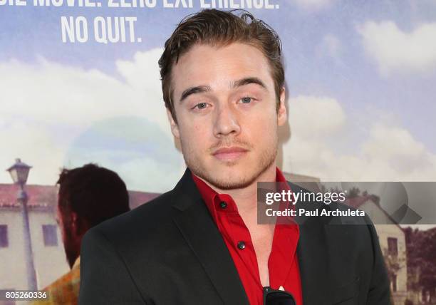 Actor Brando Eaton attends the Academy Of United States Veterans world premiere of "Not A War Story" at Samuel Goldwyn Theater on June 30, 2017 in...