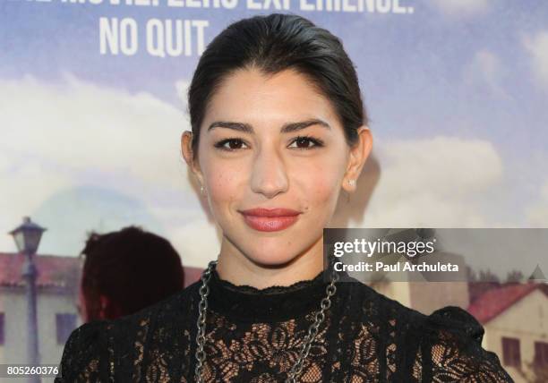 Actress Jamie Gray Hyder attends the Academy Of United States Veterans world premiere of "Not A War Story" at Samuel Goldwyn Theater on June 30, 2017...