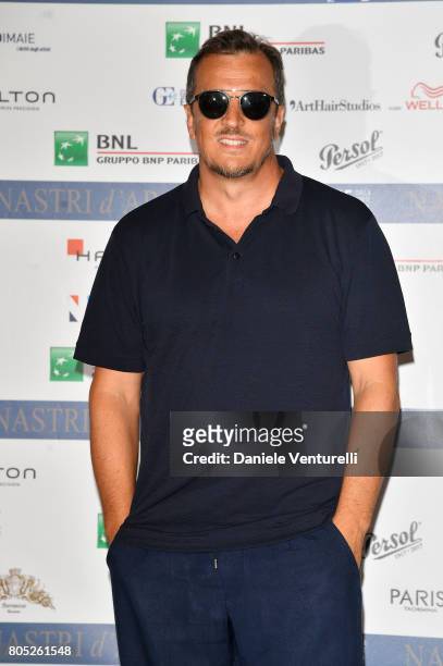 Gabriele Muccino attends Nastri D'Argento 2017 Press Conference on July 1, 2017 in Taormina, Italy.