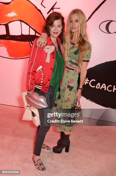 Jasmine Guinness and Laura Bailey attend the Gurls Talk x Coach Festival at 180 The Strand on July 1, 2017 in London, England.