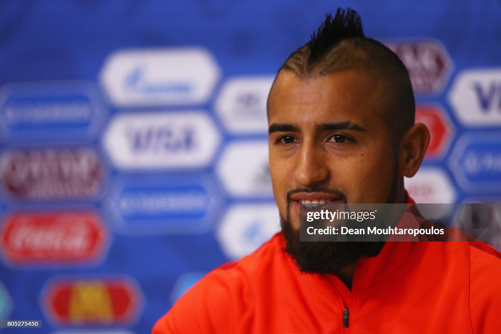 Chile Training & Press Conference - FIFA Confederations Cup Russia 2017