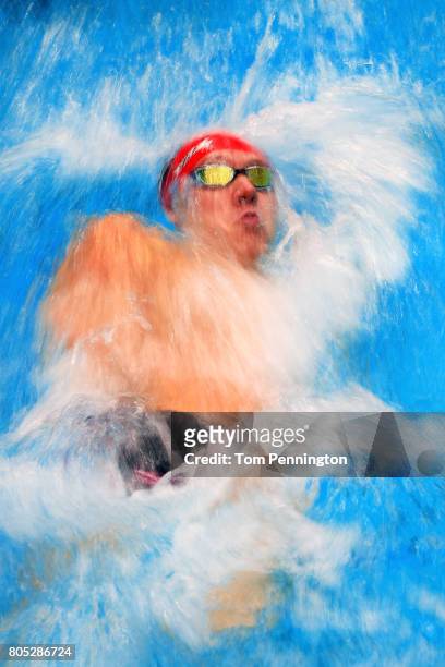 Chase Kalisz competes in a Men's 200 LC Meter Individual Medley during the 2017 Phillips 66 National Championships & World Championship Trials at...
