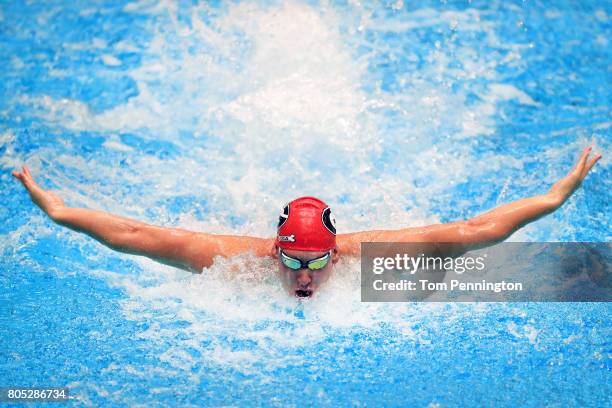 Chase Kalisz competes in a Men's 200 LC Meter Individual Medley during the 2017 Phillips 66 National Championships & World Championship Trials at...