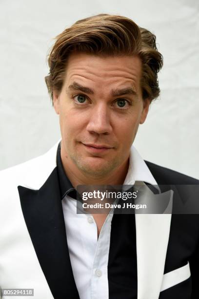 Pelle Almqvist of The Hives poses backstage at the Barclaycard Presents British Summer Time Festival in Hyde Park on July 1, 2017 in London, England.