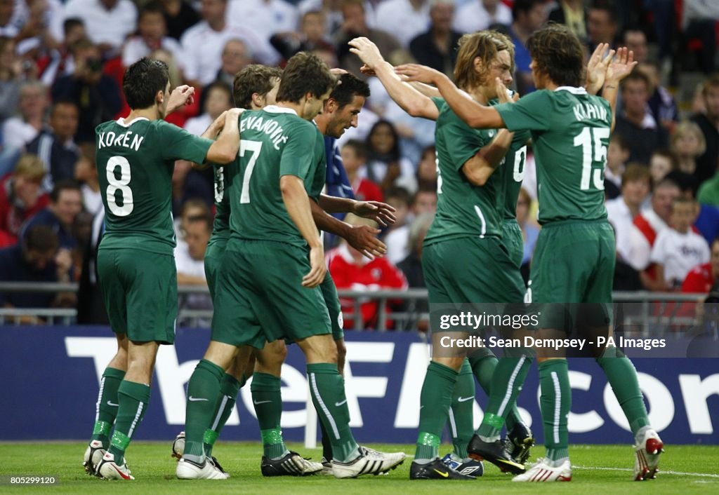 Soccer - International Friendly - England v Slovenia - Wembley Stadium