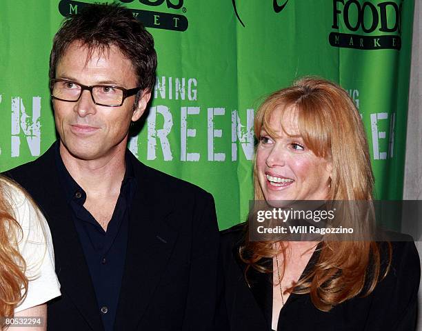 Actress Amy Van Nostrand and Actor Tim Daly attends the Teens Turning Green National Campaign Kick-Off at the Broad Street Ballroom on April 4, 2008...