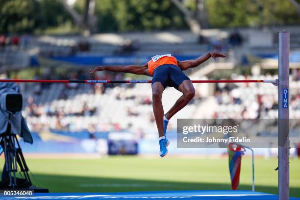 Mickael Hanany - High Jump during the Meeting de Paris of the IAAF Diamond League 2017 on July 1, 2017 in Paris, France.