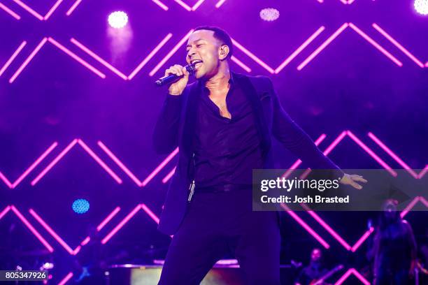 John Legend performs at the 2017 Essence Festival at the Mercedes-Benz Superdome on June 30, 2017 in New Orleans, Louisiana.