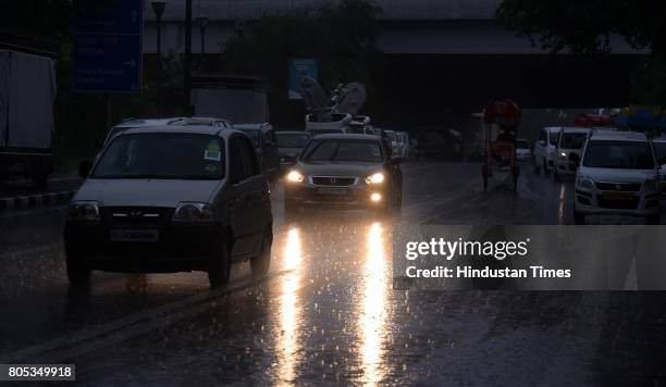 Pre monsoon showers lashed Delhi and NCR on Saturday, July 1, 2017.