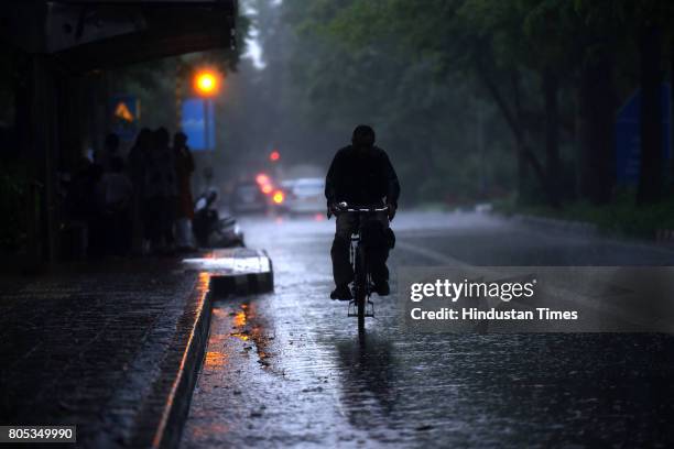 Pre monsoon showers lashed Delhi and NCR on Saturday, July 1, 2017.