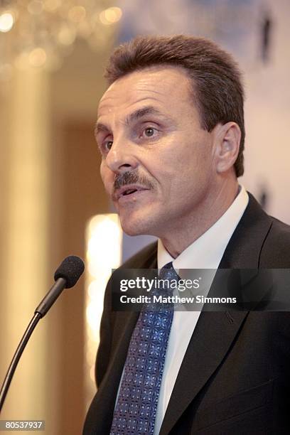 Ricardo E. Saca attends the Flights of Fancy cocktail party hosted by President Tony Saca of El Salvador at the Regent Beverly Wilshire Hotel on...