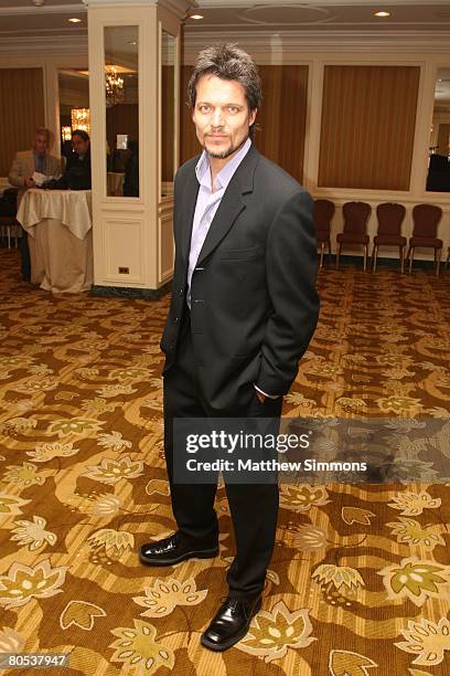 Alex Mendoza attends the Flights of Fancy cocktail party hosted by President Tony Saca of El Salvador at the Regent Beverly Wilshire Hotel on April...