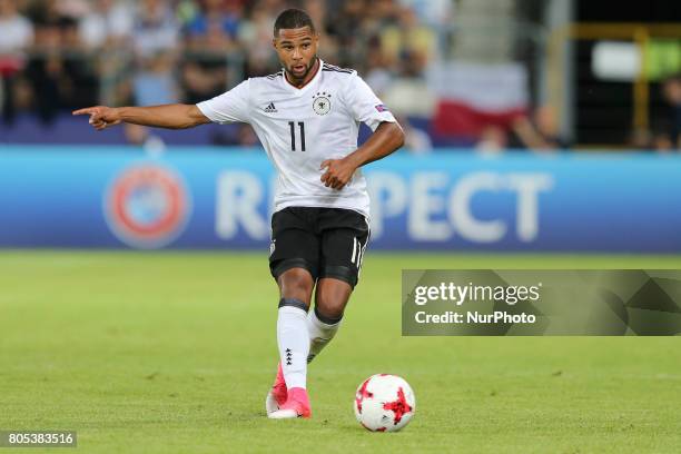 Serge Gnabry , during the UEFA U21 Final match between Germany and Spain at Krakow Stadium on June 30, 2017 in Krakow, Poland.