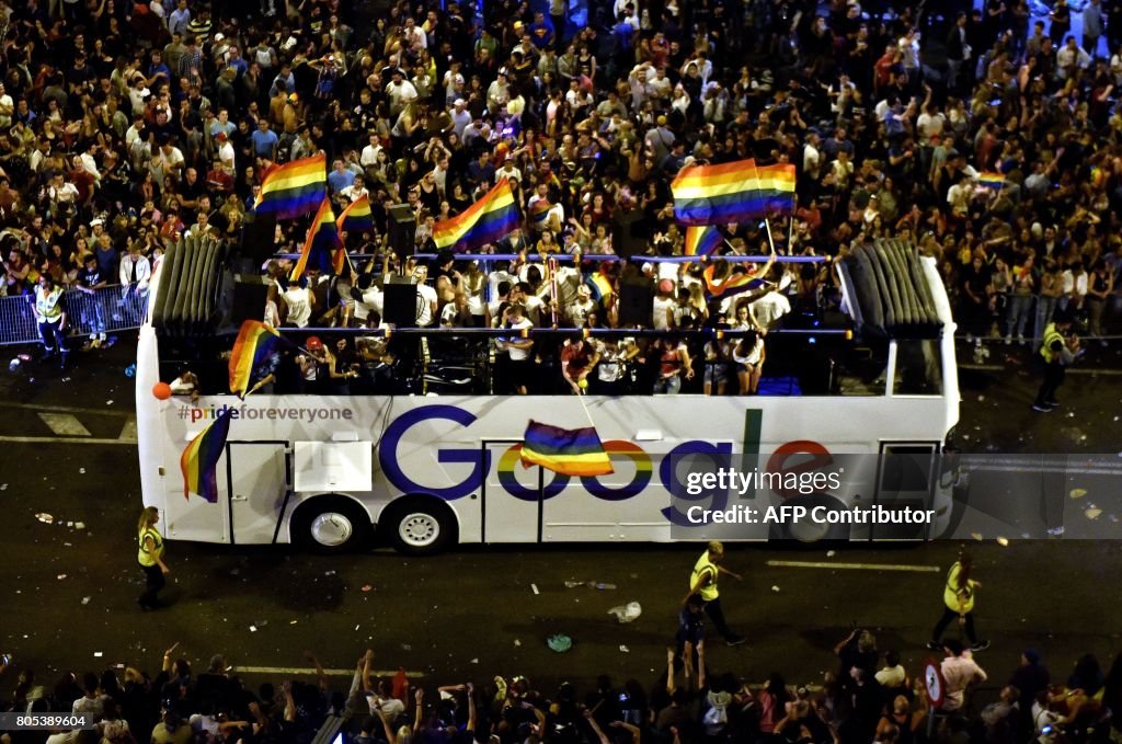 SPAIN-WORLDPRIDE-PARADE