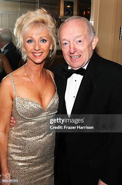 Magician Paul Daniels and wife Debbie McGee pose at the 40th Annual Academy Of Magical Arts Awards held at the Beverly Hilton Hotel on April 6 2008...