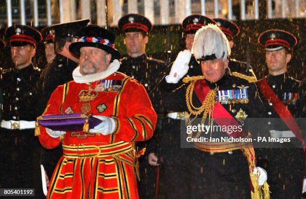 General Sir Richard Dannatt is installed as new Constable of the Tower in a ceremony at the Tower of London.