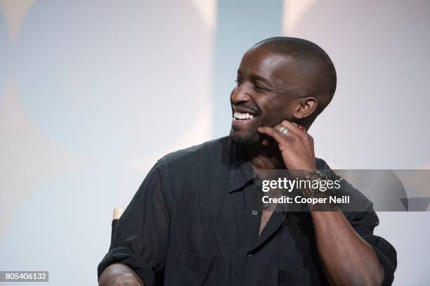 Elijah Kelley speaks at the Hollywood's Millennials: International Faith & Family Film Festival Rising Stars panel during MegaFest at Omni Hotel on...