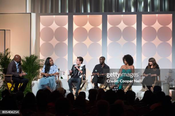 General view of the Hollywood's Millennials: International Faith & Family Film Festival Rising Stars panel during MegaFest at Omni Hotel on July 1,...