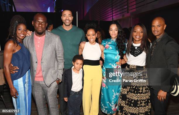 Rutina Wesley, Omar Dorsey, Timon Kyle Durrett, Ethan Hutchison, Dawn-Lyen Gardner, Bianca Lawson, Tina Lifford and Dondre Whitfield attend the 2017...