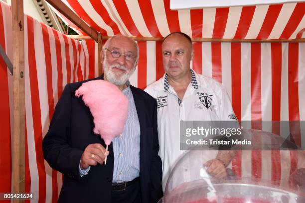 German comedian and actor Dieter Hallervorden and guest attend the Summer Party at Schlosspark Thetaer on July 1, 2017 in Berlin, Germany.