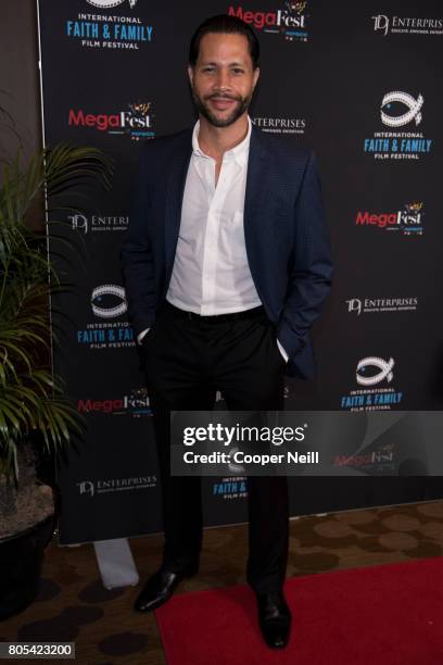 Michael Chenevert poses for a photo before a screening of 'A Question of Faith' during the MegaFest International Faith & Family Film Festival at...