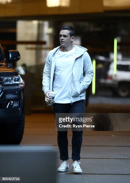 Australian cricketer Steve O'Keefe arrives for the ACA Emergency Executive meeting at the Hilton Hotel on July 2, 2017 in Sydney, Australia. More...