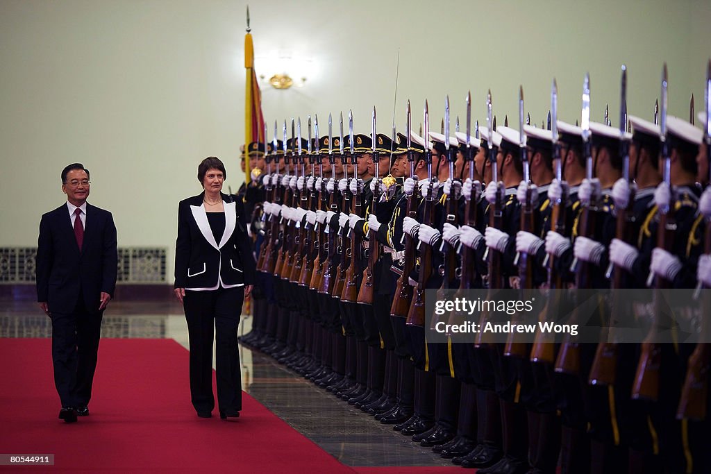 New Zealand Prime Minister Helen Clark Visits