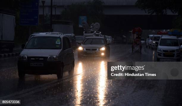 Pre monsoon showers lashed Delhi and NCR on Saturday, July 1, 2017.