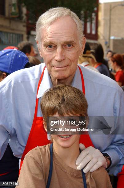 Charlton Heston & grandson Jack Heston