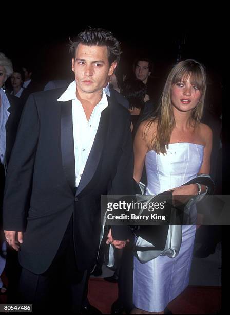 File photo of Johnny Depp & Kate Moss