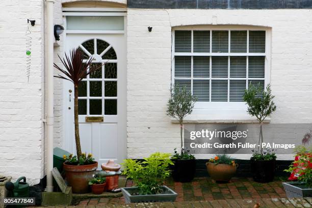 General view of the flat in Tunbridge Wells, Kent, owned by Paul and Rachel Chandler who are feared to have been taken captive by Somalian pirates...