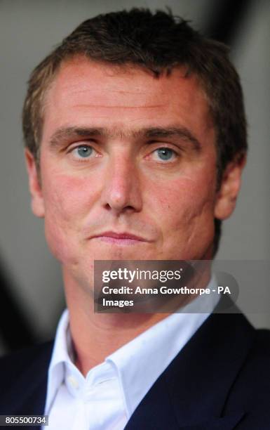 Huddersfield Town manager Lee Clark