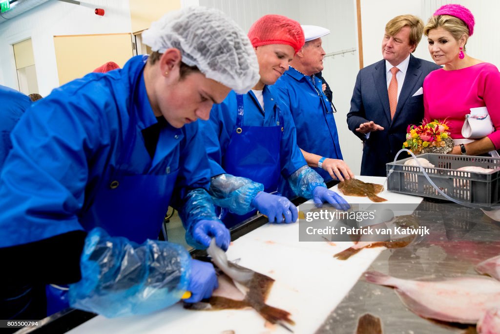 King Willem-Alexander Of The Netherlands & Queen Maxima visit The Noord-Oost Flevoland Region