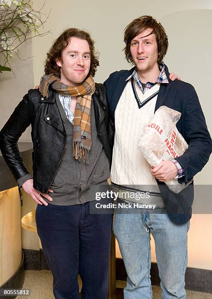 Rodnik designers, Richard Ascott and Philip Colbert, attend the launch of 'The End of Summer Ball' in support of the Prince's Trust on April 7, 2008...